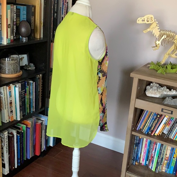 Sheer button up aztec shirt - Picture 3 of 4